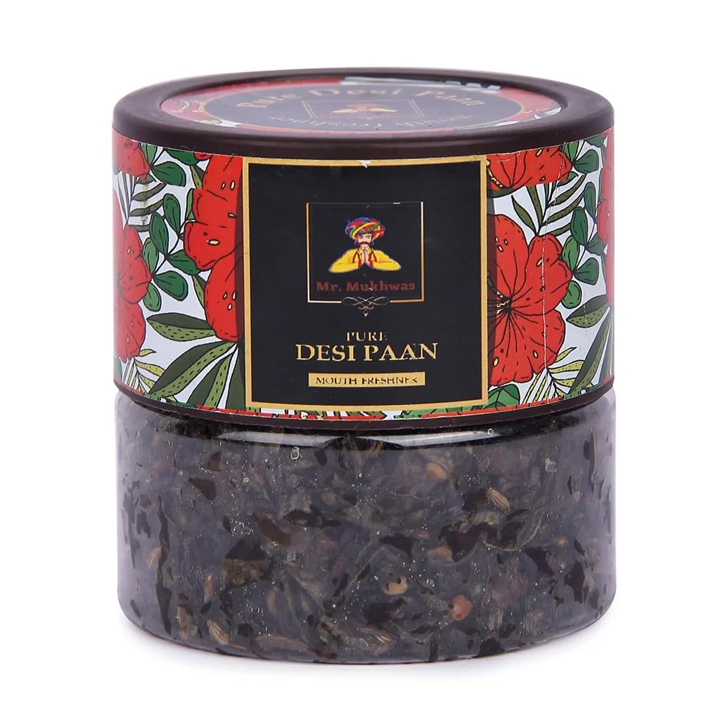 Mr Mukhwas Indulge in Tradition: Pure Desi Paan - A Flavorful Blend of Betel Leaves, Areca Nut, and Aromatic Spices 110 gm (B0CPVNJWS2) Amazon Price History, Amazon Price Tracker