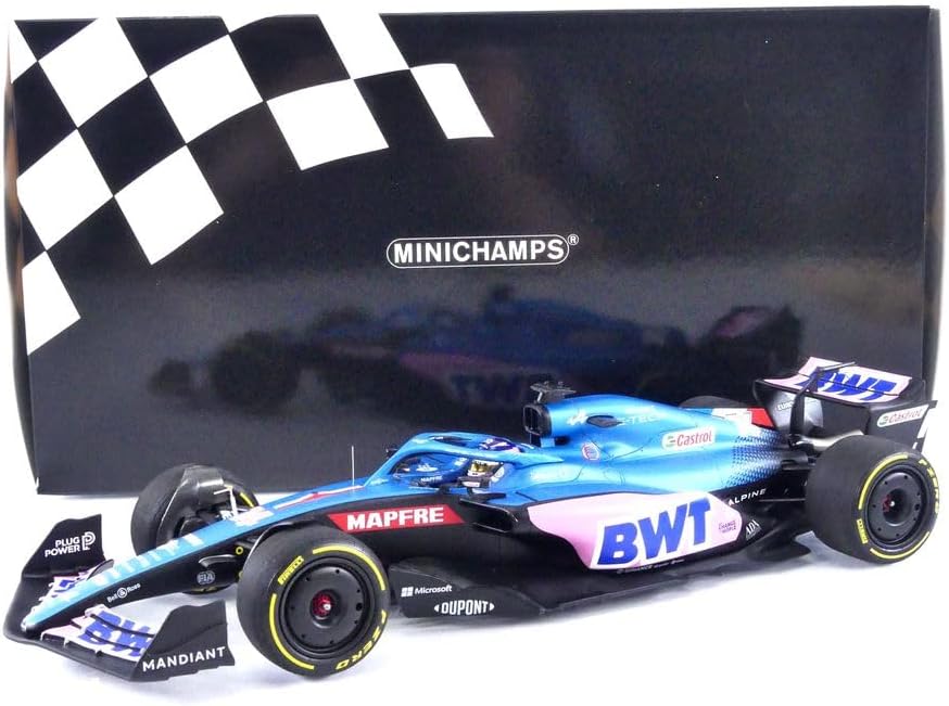 Minichamps 1:18th BWT Alpine F1 Team #14 Fernando Alonso 2022 Australian GP