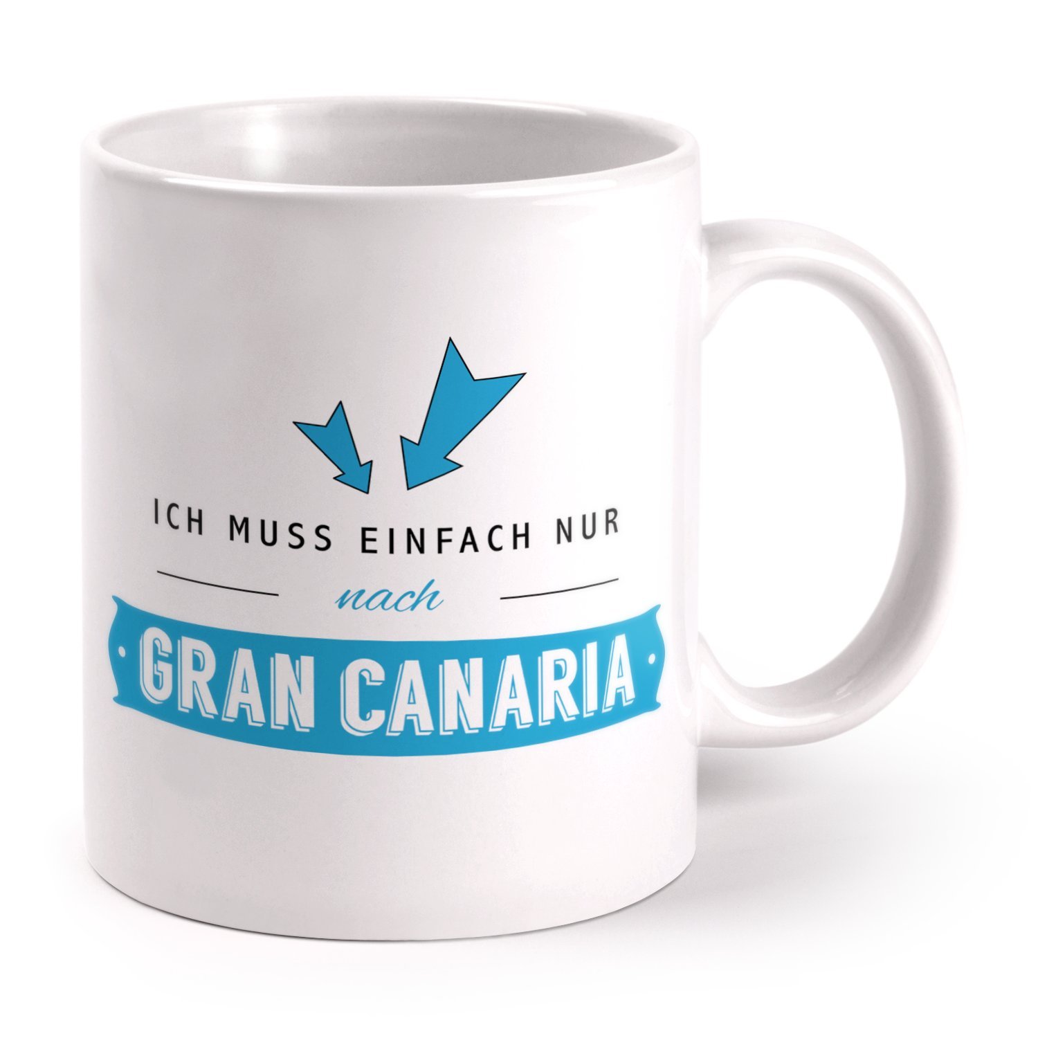 Fashionalarm Tasse « Ich Braucht Keine Therapie » - Gran Canaria