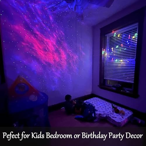 Miniatura 6 de Guirnalda de 30 luces LED para habitación de niños de 16.4 pies, astronauta, nave espacial, cohete, luces temáticas de vacaciones para guardería,