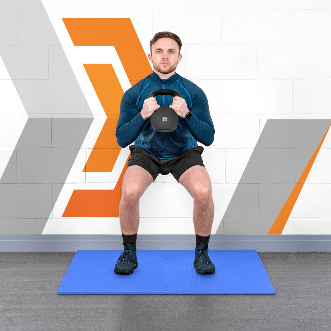 FORZA Tapis de Sol de Salle de Sport Emboîtables | Dalles de 60 cm² | Rembourrage en Mousse EVA | Matériel de Fitness pour Plus de Protection