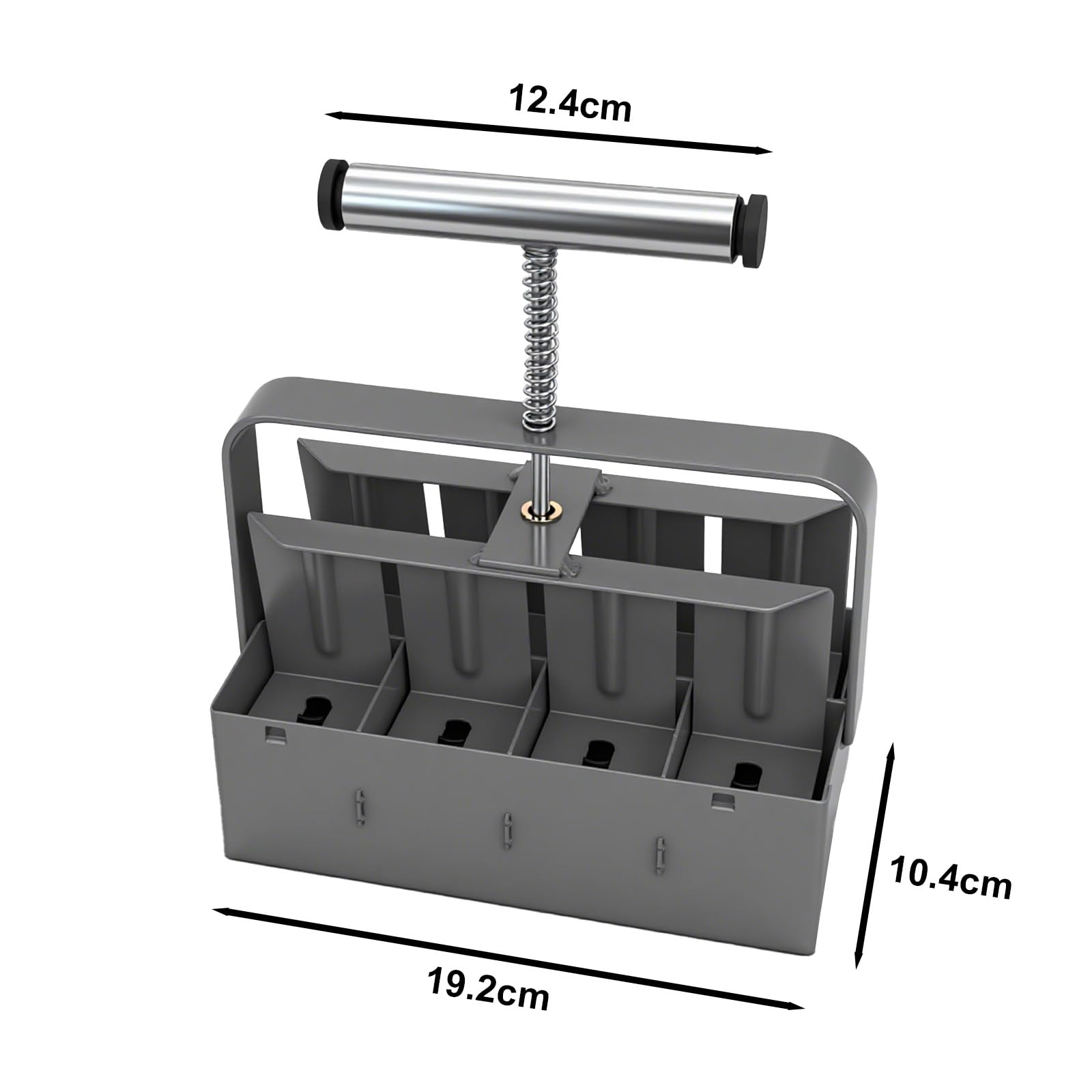Bloque de suelo de 8 celdas para semillas, 5 cm, bloque de semillas manual, bloque de semillas, bloque de semillas duradero, herramienta de bloqueo del suelo, kit de bloqueo de suelo