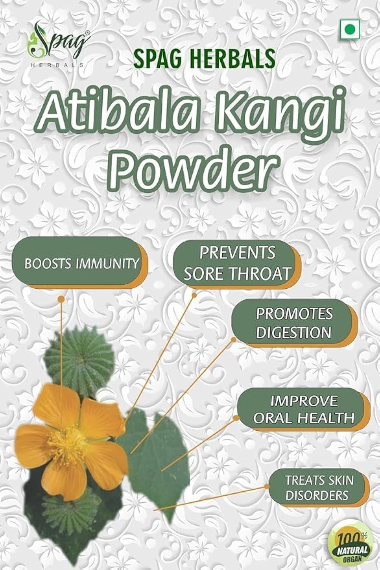 Spag Herbals Atibala Churna, Natural Health Booster