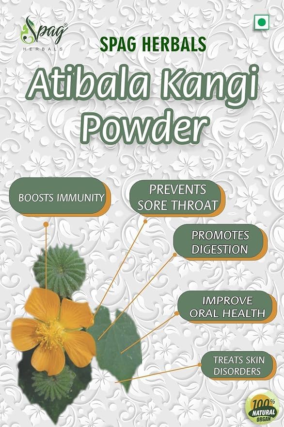 Atibala Powder Atibala bala kangi abutilon indian mallow thuthi seeds powder 850G ...