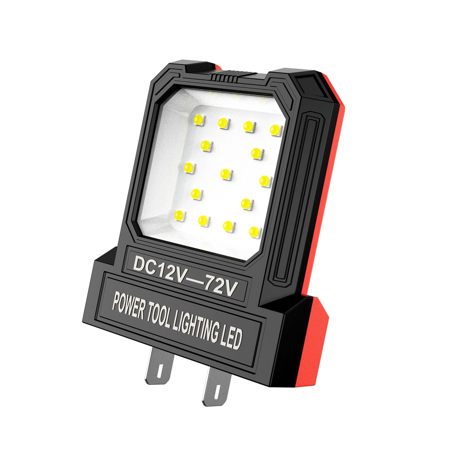 Linvimia Brightness 550LM LED Work Light for 12-72V Lithium Batteries Pocket Size Flashlights Jobsites Light Camping Lamp Battery Operated