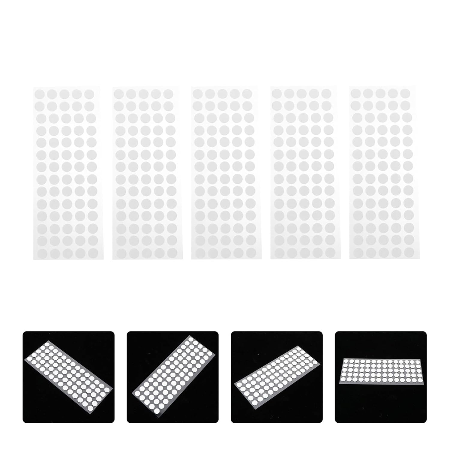 Veemoon Double Sided Adhesive Dot Stickers 5 Sheets for Doll Fixing