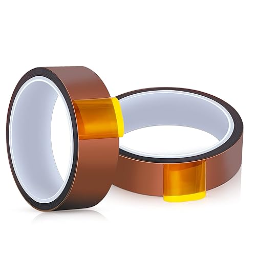 Miniatura 6 de Outus 2 rollos de cinta de transferencia de calor de 0.787 in y 1.181 in de ancho, resistente al calor, cinta de temperatura para impresión