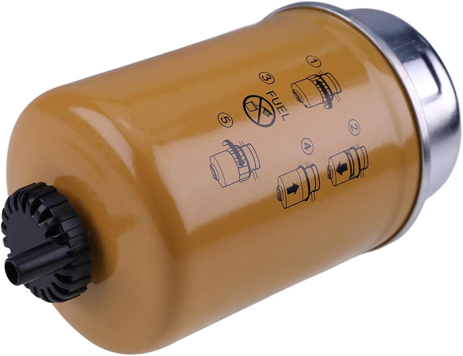 Kel'thuzad 361-9555 3619555 Fuel/Water Separator Compatible with Caterpillar CAT Skid Steer Loader 277C2 236B 279C Wheel-Type Loader 906H 907H 908H 906H2 907H2 908H2