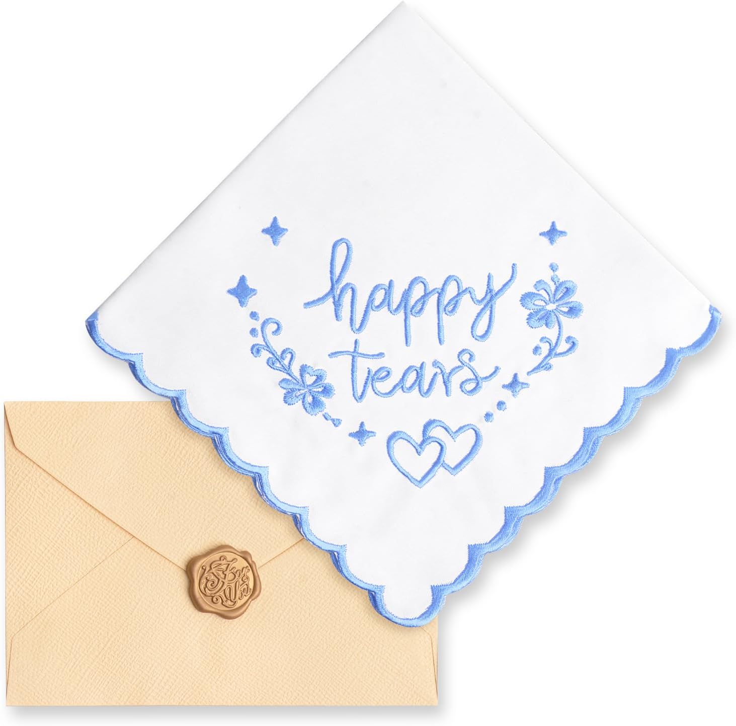 Wedding Handkerchiefs Something Blue for Bride Wedding Gifts
