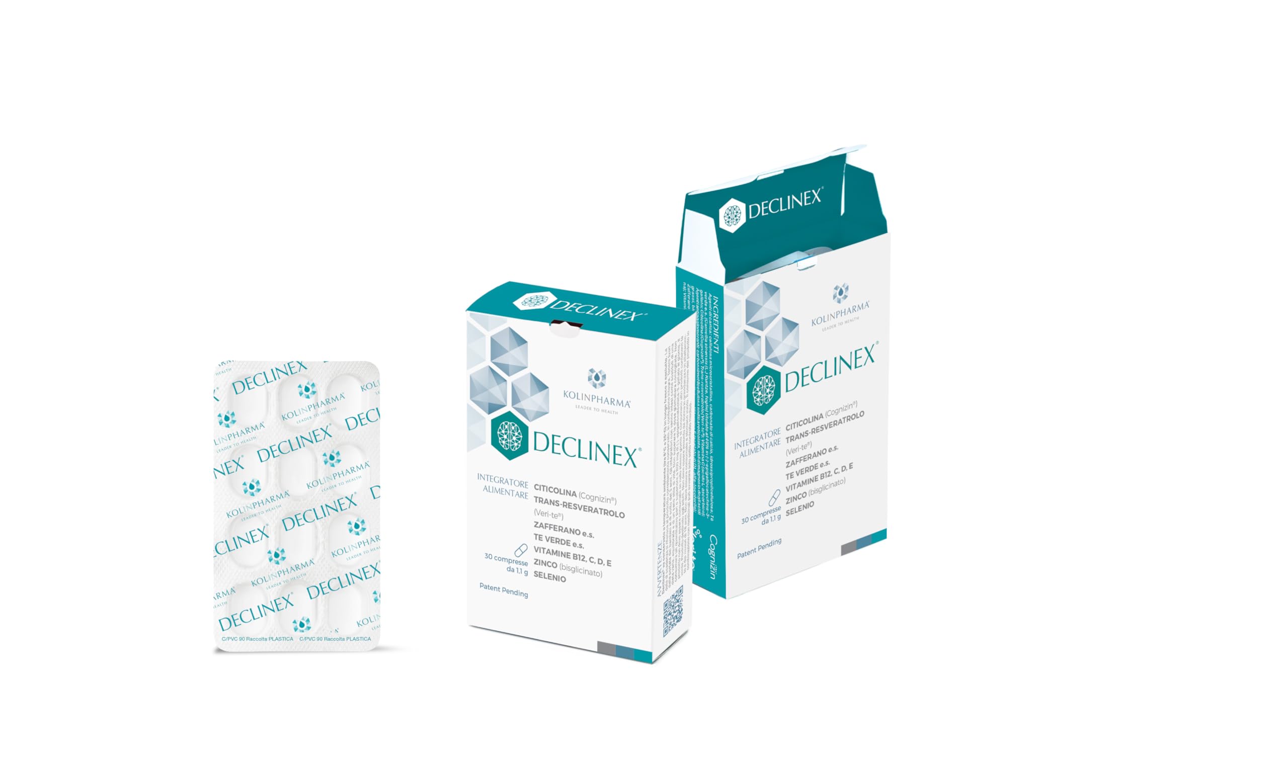 KOLINPHARMA® DECLINEX® Integratore Alimentare 30 compresse da 1,1g