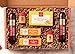 Hickory Farms Gift Basket Hearty Beef Summer Sausage and Cheese Sampler with bonus Holiday Magnet - Meat and Cheese Set including 2 Sausages, Smoked Cheddar Blend 4 oz, Farmhouse Cheddar 4 Oz