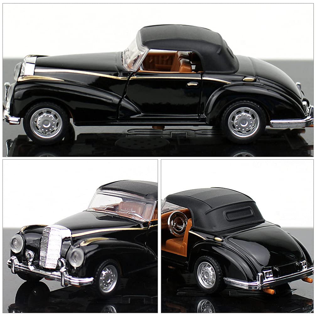 Zerodeko Retro Car Model Alloy 12.50 x 5.00 x 4.20 cm Vintage Car Model Toy Miniature for Home Decor Office and Gift - Image 4