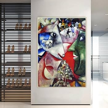 セール！シャガール リトグラフポスター ルッシュとモンパルナス セール！シャガール リトグラフポスター ルッシュとモンパルナス