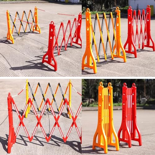 Barricade portable extensible avec réflecteurs pour interdire accès et sécuriser - 7