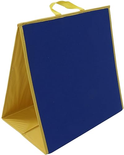 Felt Quiet Book, Foldable Portable Freestanding Felt Teaching Board for Kids for Kindergarten(Blue Green)