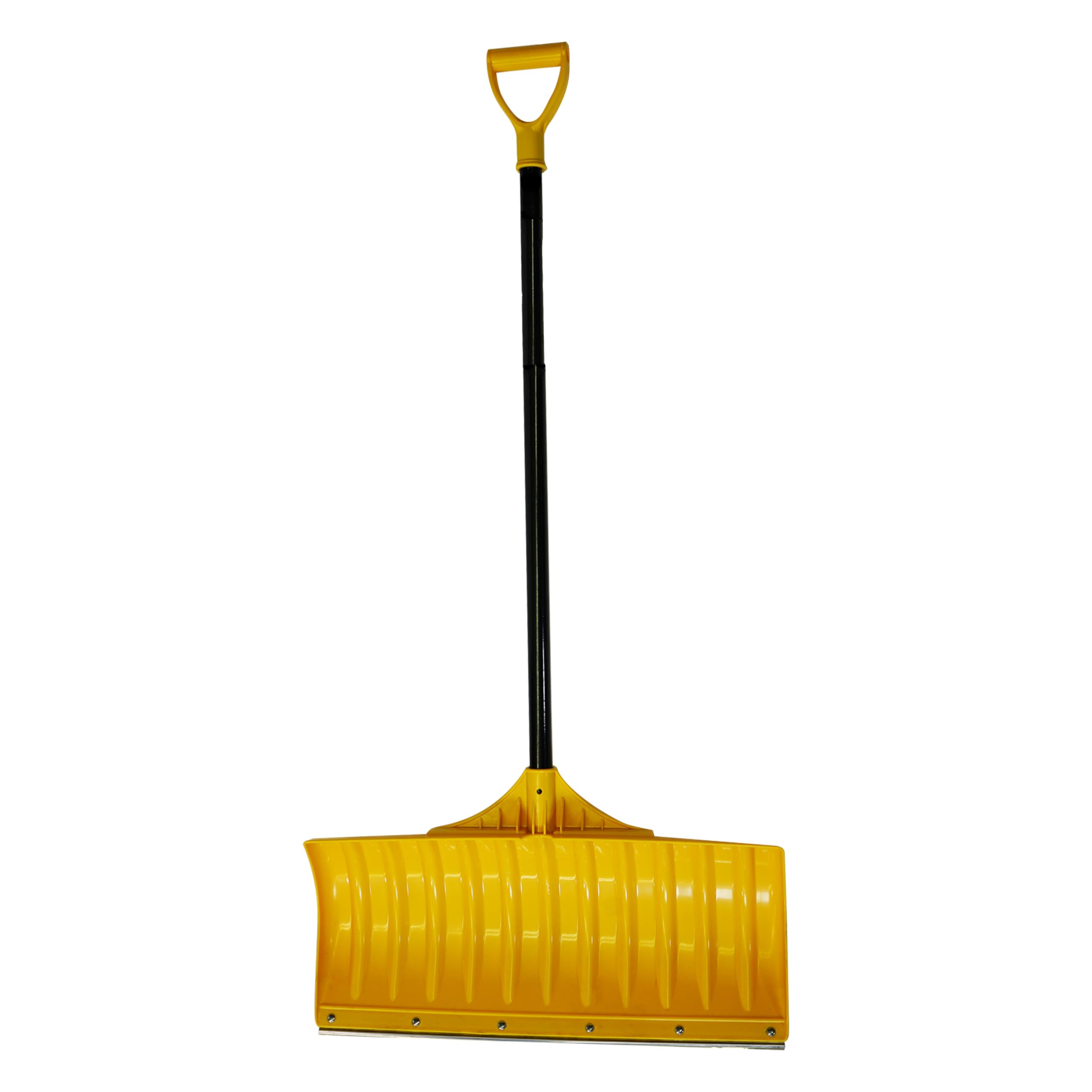 EarthWay Polar Tech 90026 Contractor 26 inch Snow Shovel with Metal Cutting Edge, Long Fiberglass Handle Shaft, Ergonomic D Handle and Quick Assembly
