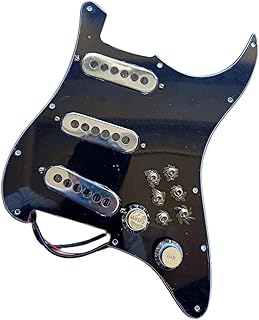 Custom Loaded Mini Chrome Pickups 6 Single Cut 1 Set Guitar Wiring Harness guitar pickguard pickup