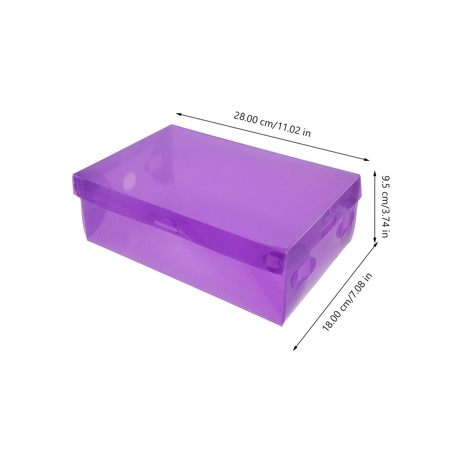 Artibetter Scatole Portascarpe Impilabili in Plastica 7 Pezzi