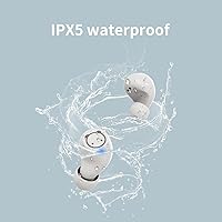 Vista 5 de Panda Auriculares Inalámbricos, Auriculares Bluetooth con Micrófono- 32H Tiempo de Reproducción, Estéreo 3D, Impermeables Intrauditivos para iPhone