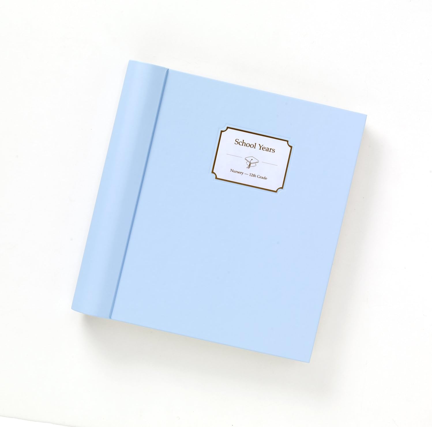 momAgenda School Years Memory Album. Hold Precious Memories from Your Child's School Days. Pre-Kindergarten to 12th Grade. Convenient Photo Album and Portfolio - Aqua