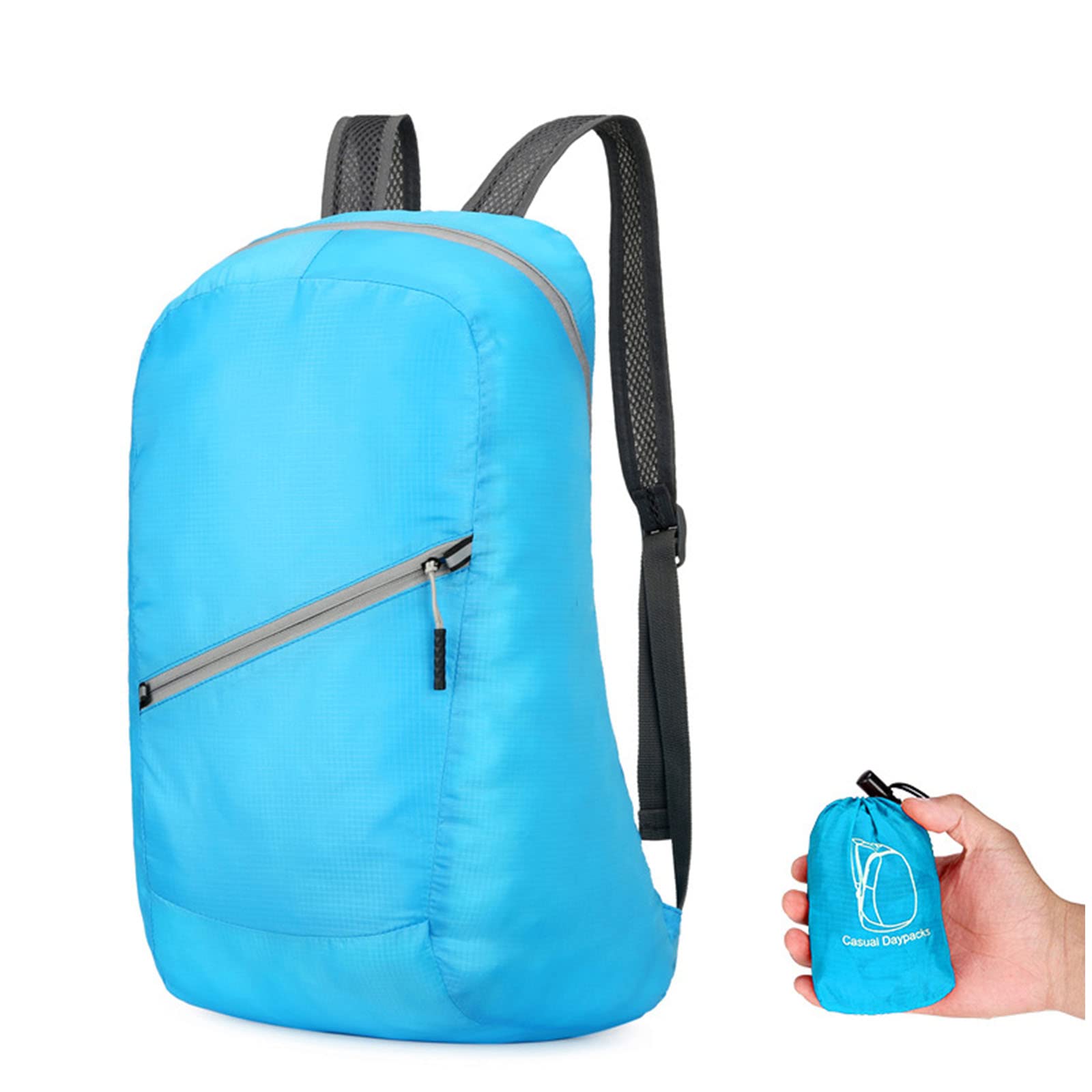 MICFENY Packable Water Resistant Backpack for Travel Camping Outdoor Hiking Daypack