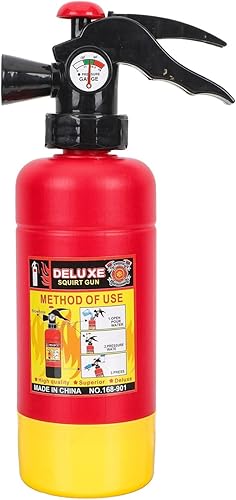 LUOZZY Juguete extintor de incendios, pistola de agua de 11 pulgadas para niños, extintor de incendios, regalo de verano para piscina, playa, juegos