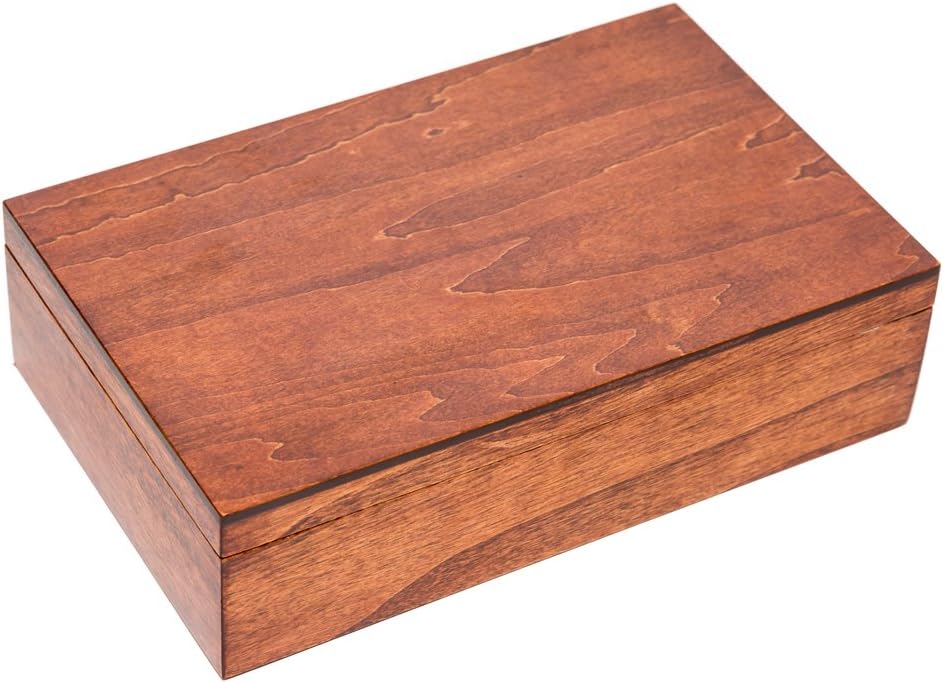 Bello Games New York, Inc. Bank Street Deluxe Double Nine Professional Jumbo Size Tournament Dominoes Set with Spinners in a Wooden Case
