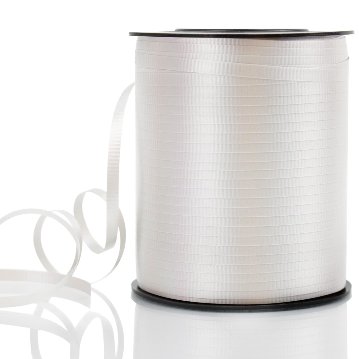 GiftExpress 500 Yards White Silver Curling Ribbon/Balloon Ribbon/Balloon Strings/Gift Wrapping Ribbons Supplies