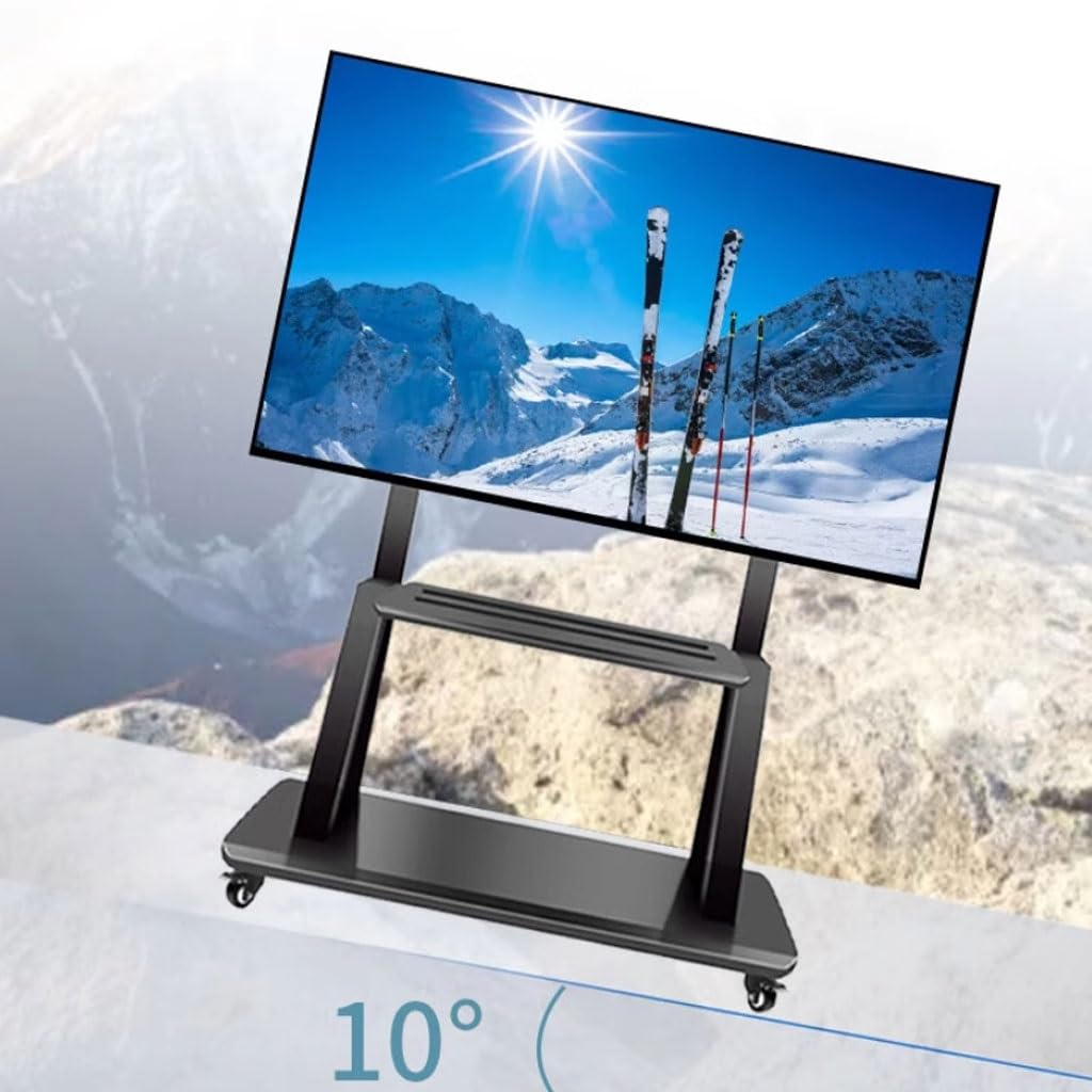 Uchwyt TV Prosty, uniwersalny uchwyt do telewizora, ruchomy uchwyt podłogowy, półka na telewizor domowy, uchwyt do telewizora