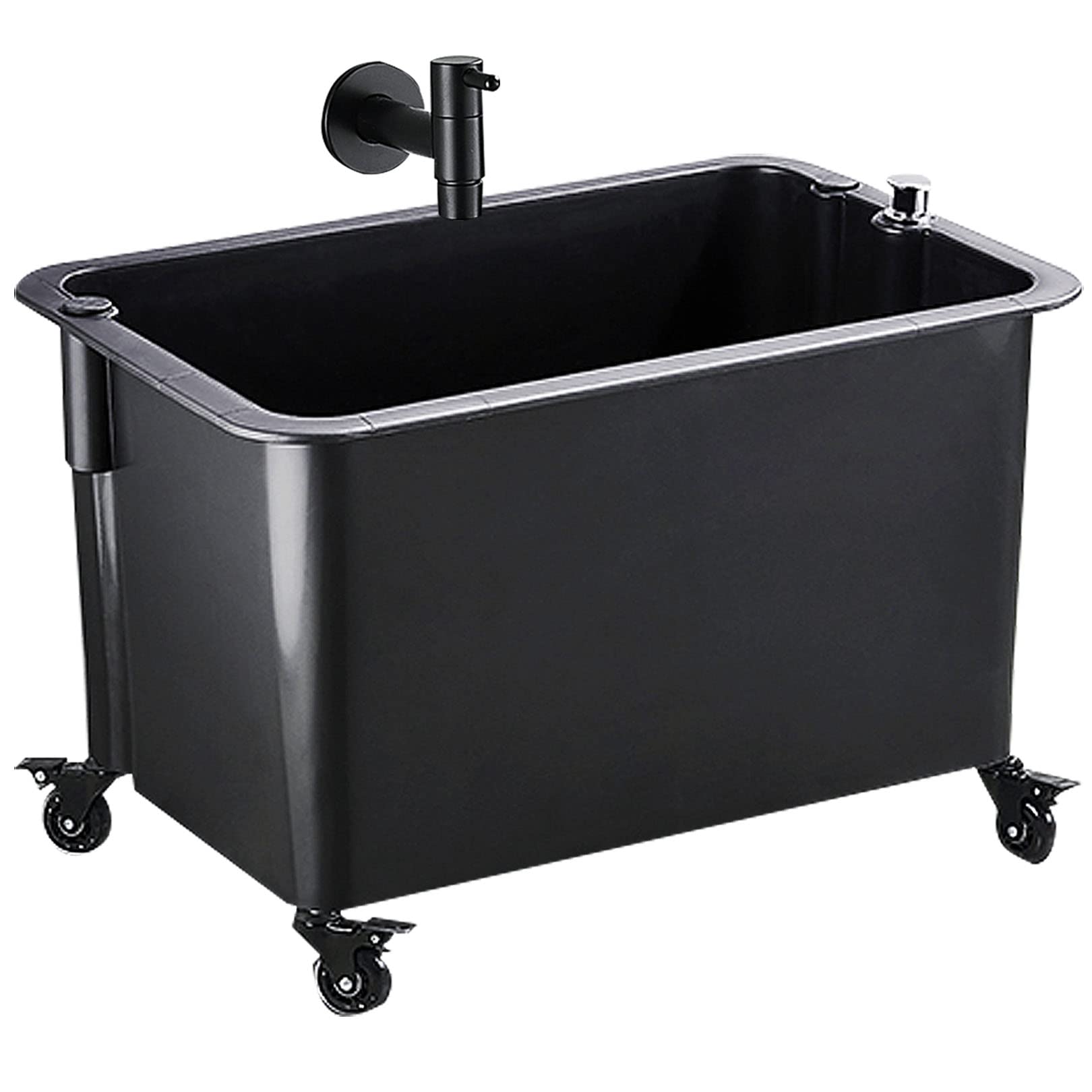 HCZKIUJY Mop Service Basin, Indoor/Outdoor Freestanding Sink Laundry Room Slop Sink Utility Tub Mop Bucket with Faucet for Restaurant Business,#1 (#2)