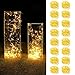 MUMUXI Battery Operated LED Fairy Lights, 16 Pack, 10ft Warm White, Waterproof, Energy Efficient, Indoor Outdoor Usage