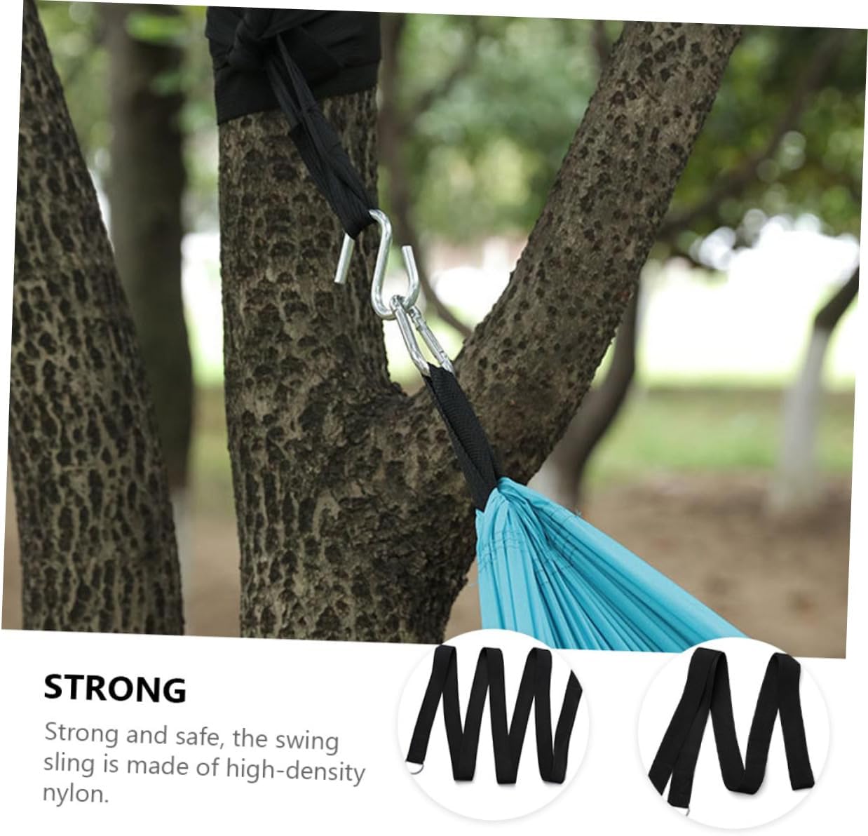 SUPVOX 6pcs Hammock Straps for Trees Heavy Duty Portable Swing Ropes for Outdoor Use and Lightweight Suspension Lines for Camping and Picnics