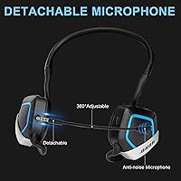 Vista 2 de Auriculares inalámbricos para juegos para PS5, PS4, PC, Nintendo Switch, computadora con micrófono, Playstion 5, Switch Auriculares inalámbricos