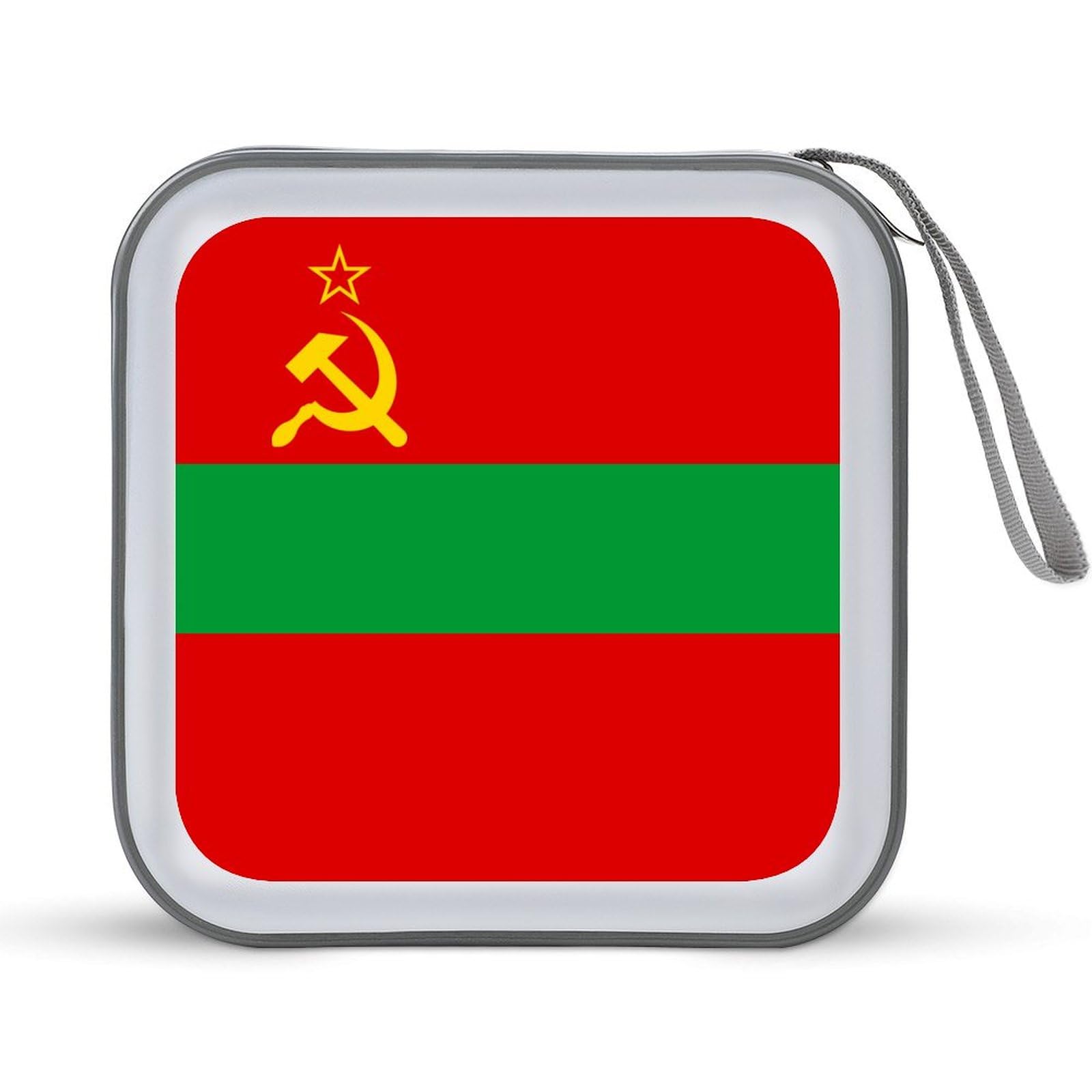 Transnistria Flag CD Case DVD Storage Case Portable