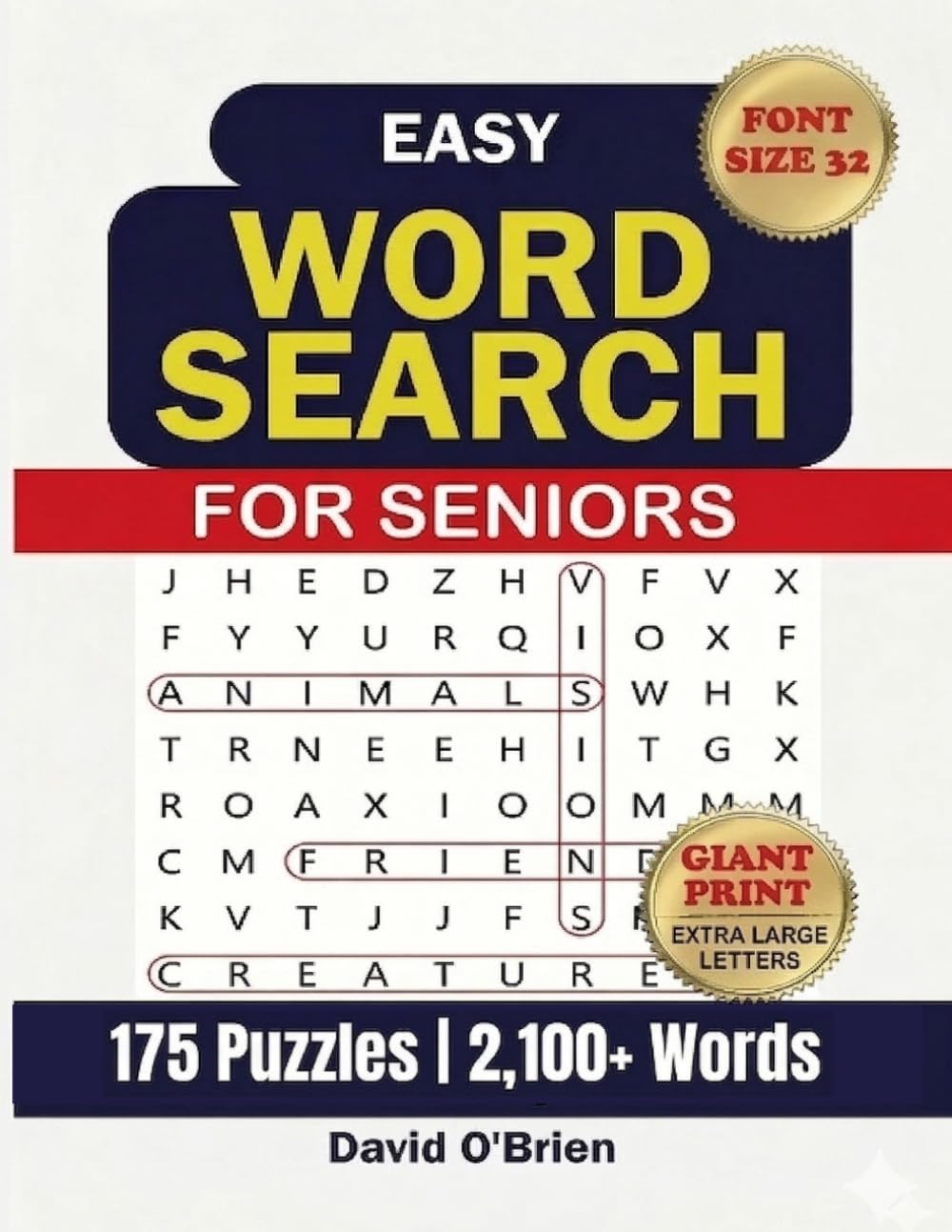 Easy Giant Word Search for Seniors: Extra Large 32-Point Print Word Puzzles for Relaxation and an Active Mind (Discover & Solve Word Search Series)      Paperback – March 20, 2026