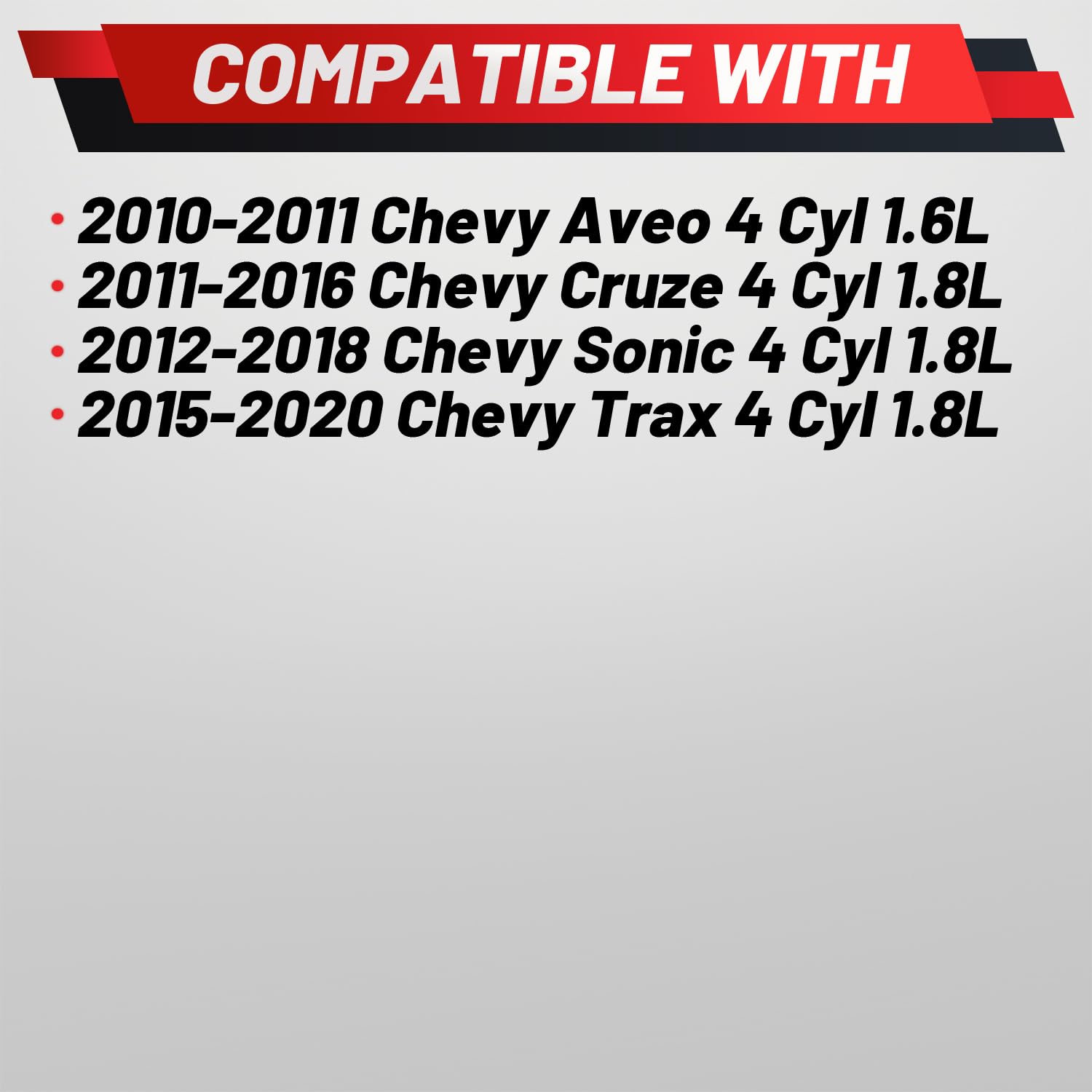 Engine Timing Camshaft Intake VVT Sprocket Cam Phaser Gear Compatible with Chevy Aveo Cruze Sonic Trax 1.6L 1.8L 55567048 55568386