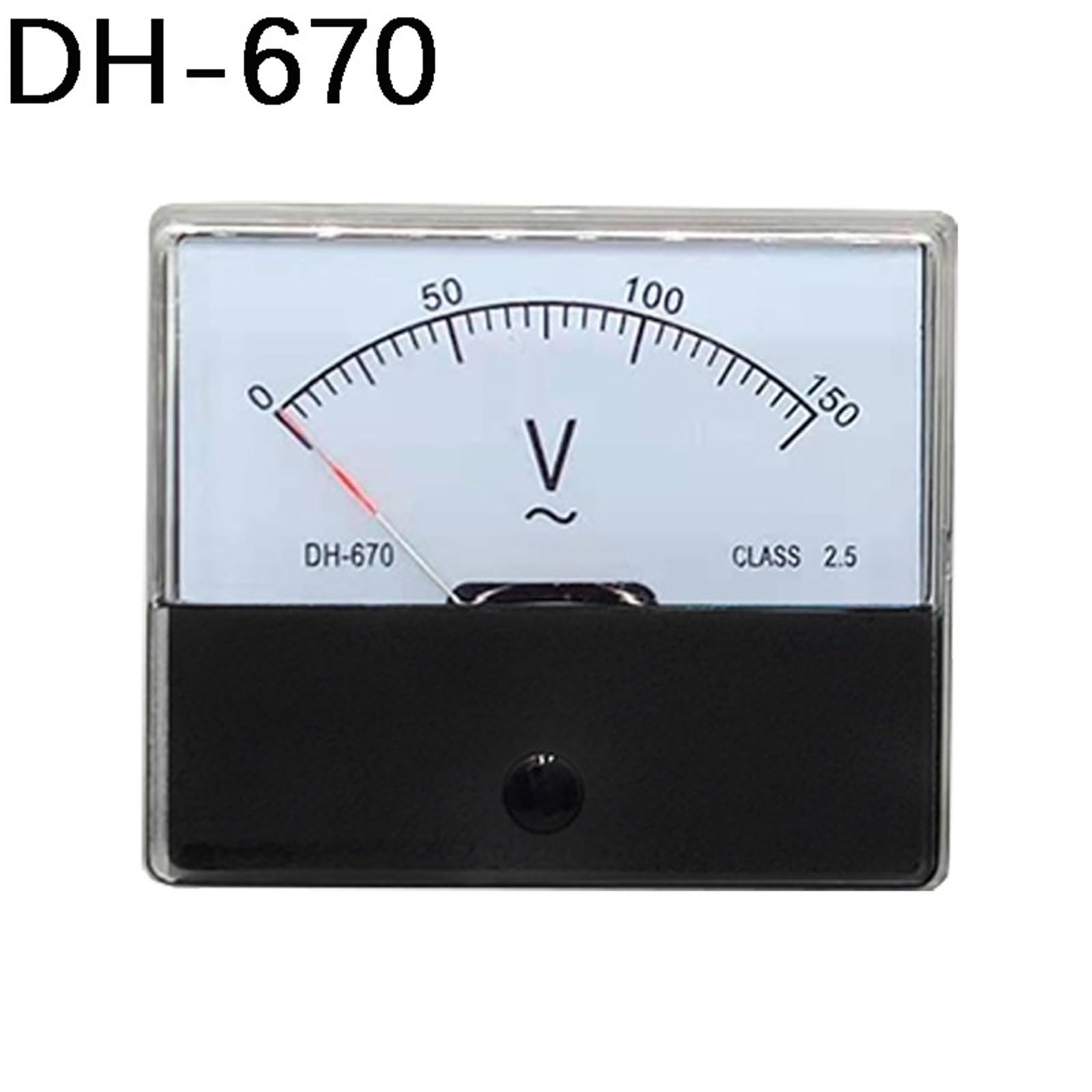 voltímetro, Voltímetro analógico DH-670 for panel de CA, probador 5V-300V for pruebas circuitos (1 unidad)(150V)
