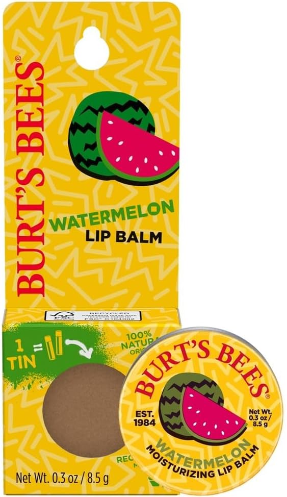 Burt's Bees Tin Lip Balm - Watermelon - 0.3oz