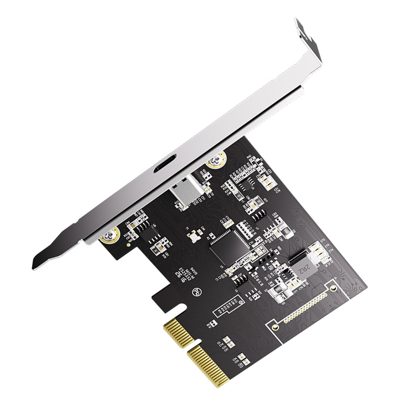 Scheda Adattatore PCIExpress 4X a USB Type C 3.2 Gen 2 per trasferimento rapido dei Dati Scheda espansione USB C velocità a 20 Gbps