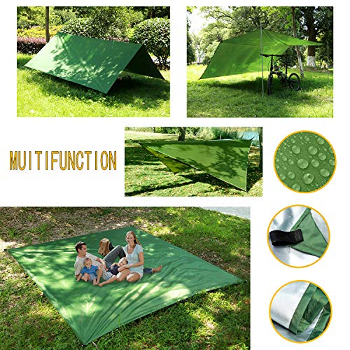 Oversized Rain Tarpaulin,Camping Hammock With Mosquito Net Rain Fly Heavy Duty Tree Strap,Single Double Hammock Tent Waterproof Rainfly Set,Camping Backpacking Backyard Patio Hiking Travel Outdoor #TOP2