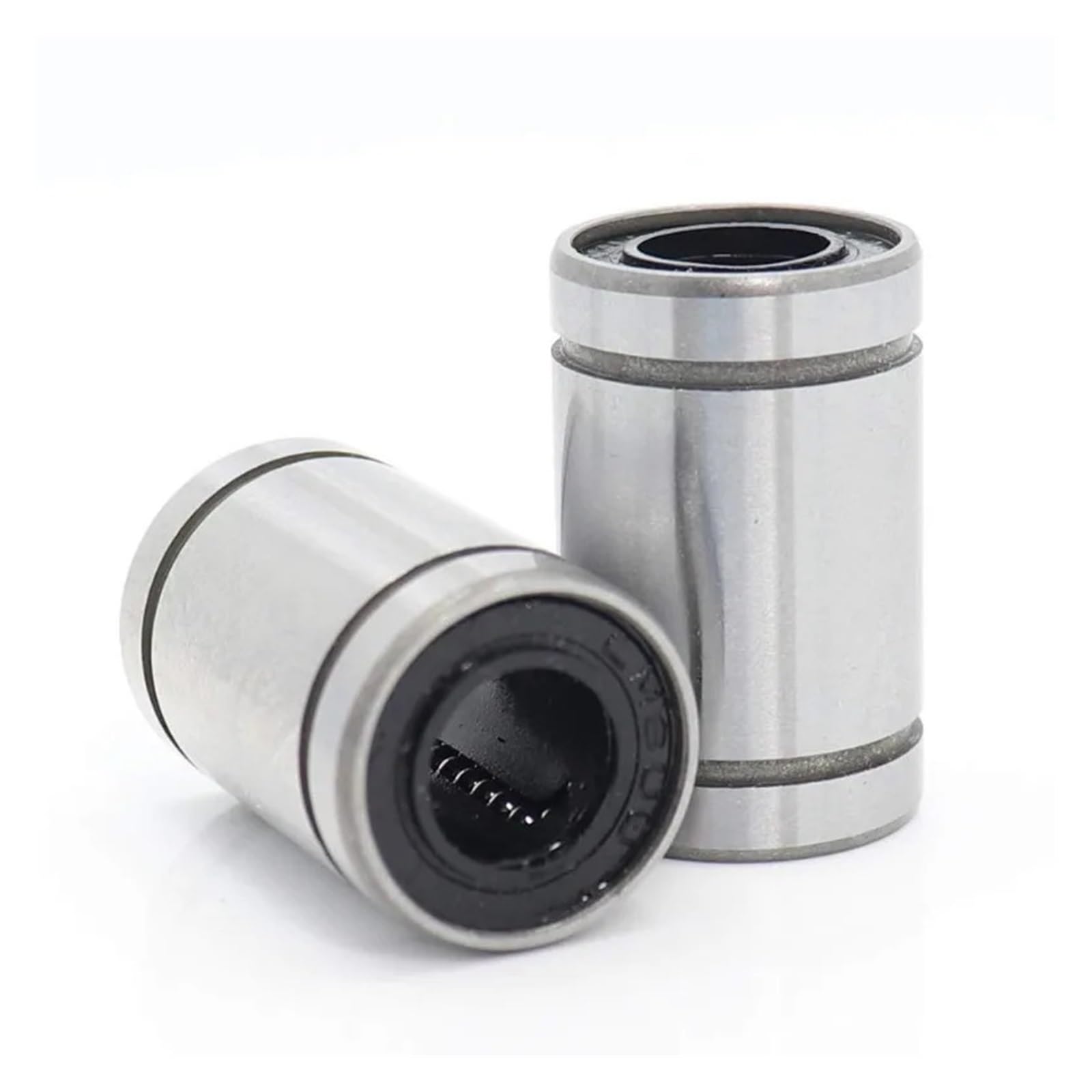 2 rodamientos de Bolas lineales LM8 LM8UU LM3UU LM10UU LM16UU LM6UU LM12UU LM20 de 8 mm de diámetro Interior, 15 mm de diámetro Exterior, 24 mm de Longitud for Impresora 3D(LM12LUU 12x21x57)