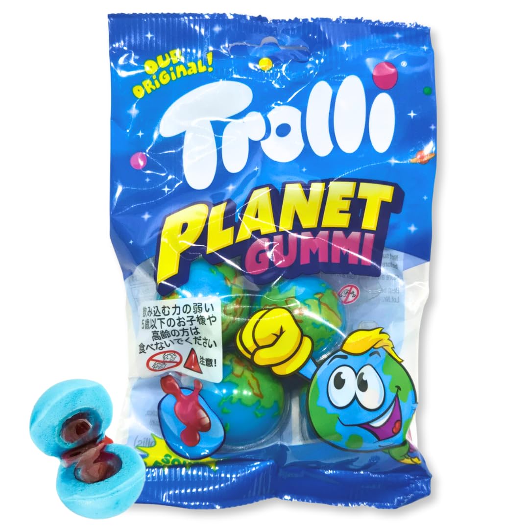 Amazon | Trolli トローリ プラネットグミ 75g 【 1袋 】 Planet Gummi