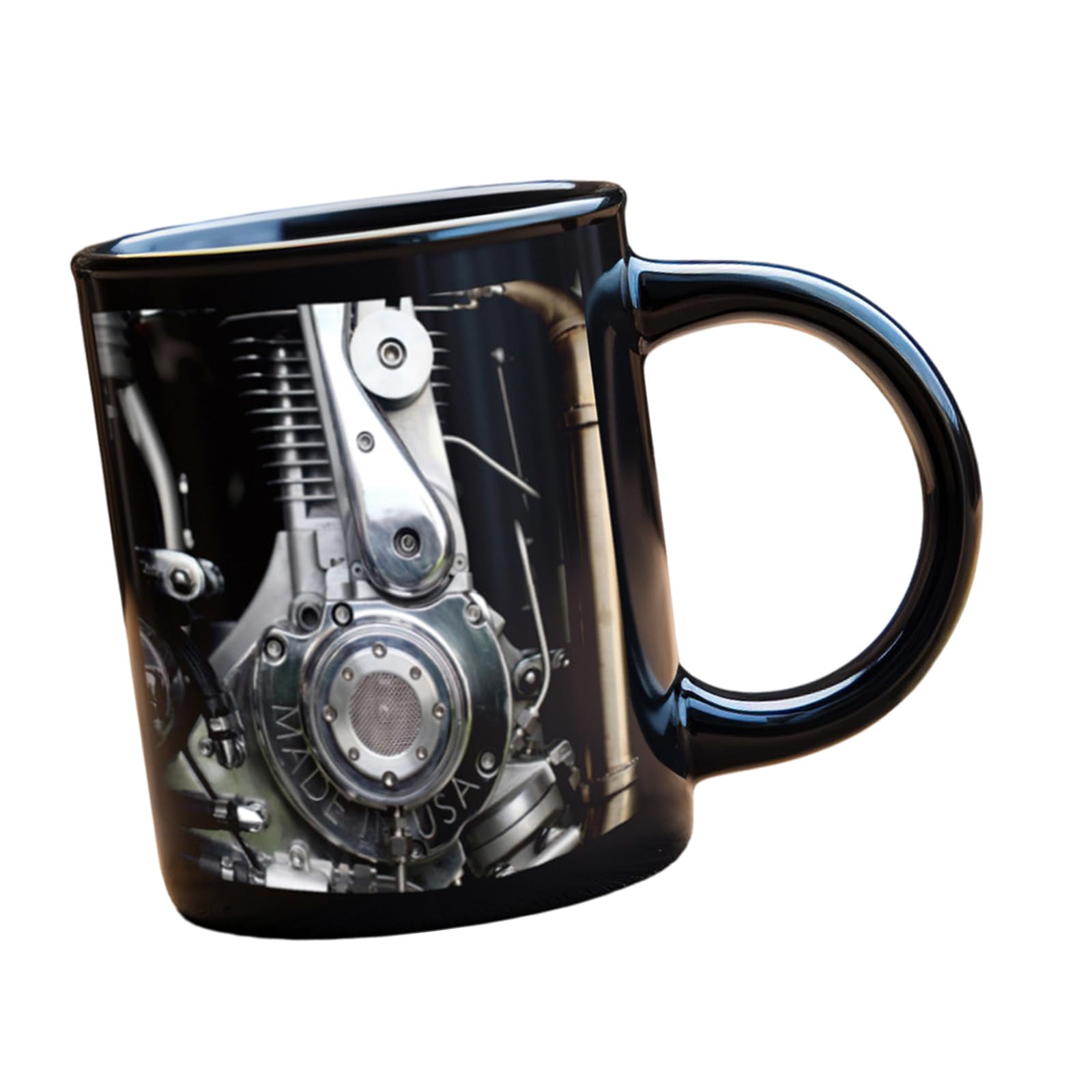 Elnwnnkc D Sturdy Ceramic Coffee Cup Feature Unique Engine Esign An Ergonomic Handle Technician Theme Mugs Engine Esign Coffee Cup