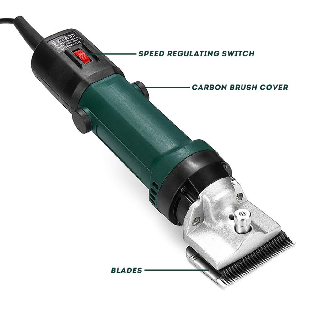 Profesional Maquina de Esquilar para Caballo, Esquiladora Caballos 690W & 6 Velocidades Ajustables Eléctrica Maquinilla Cortapelos para Animales de Granja Grandes, Cuidado del Caballo