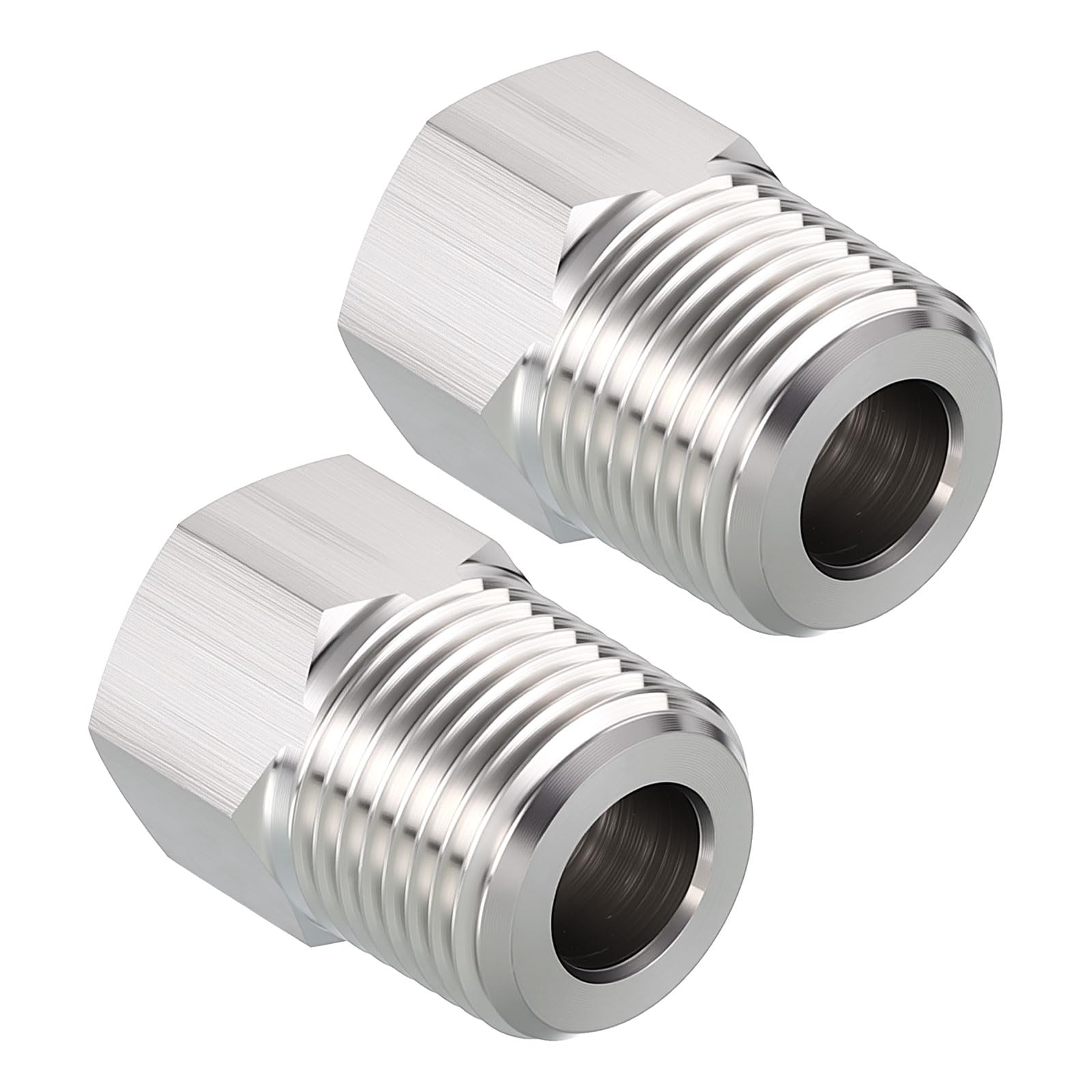 Raccord de tuyau NPT mâle 3/8 anti fuite en acier 304 pour une étanchéité réseau maximale
