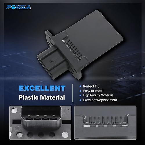 Miniatura 4 de Resistencia del motor del ventilador de HVAC compatible con Ford Escape, Ford Expedition, F150, F250, F350 Super Duty Mustang, Mercury Mariner,