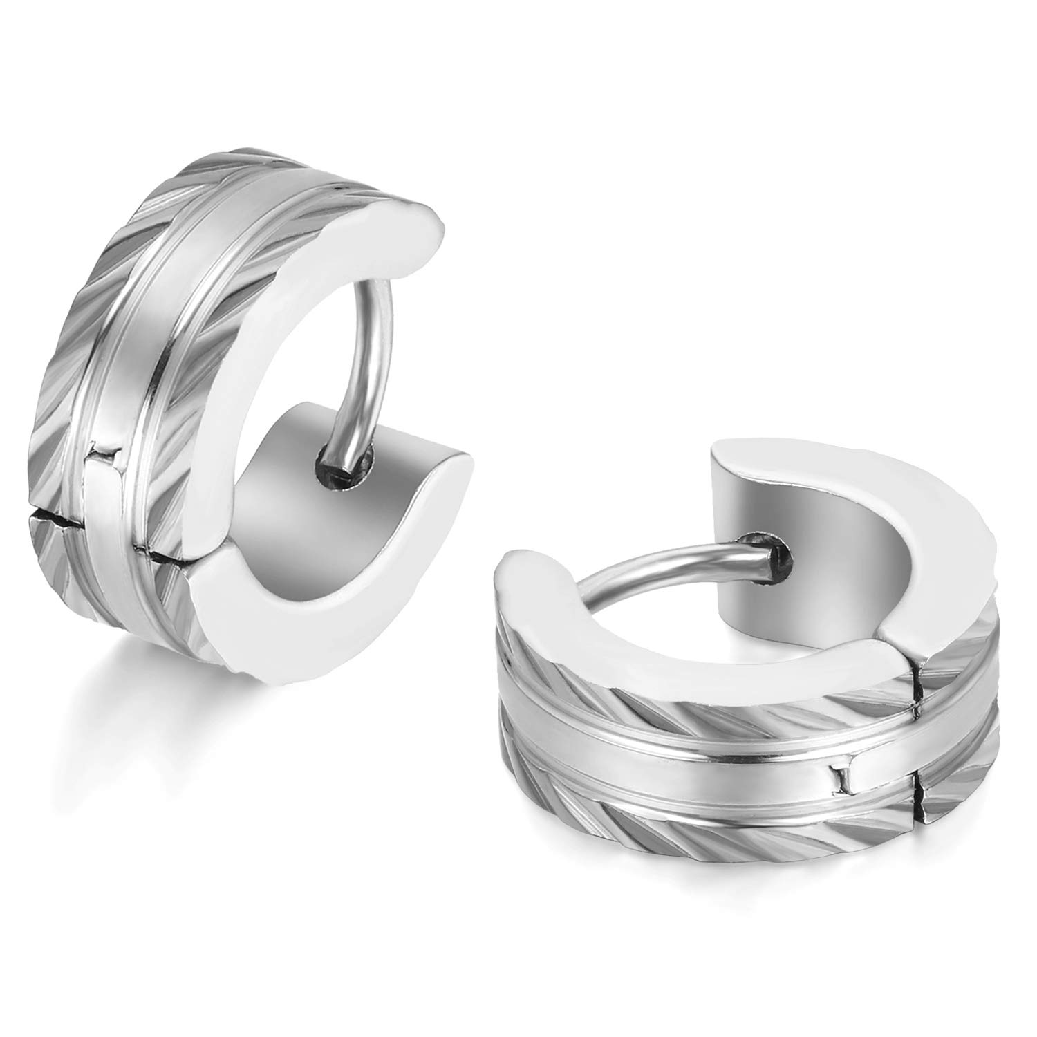 JewelryWe Schmuck 6/8mm Breite Wolframcarbid Herren-Ring Dam