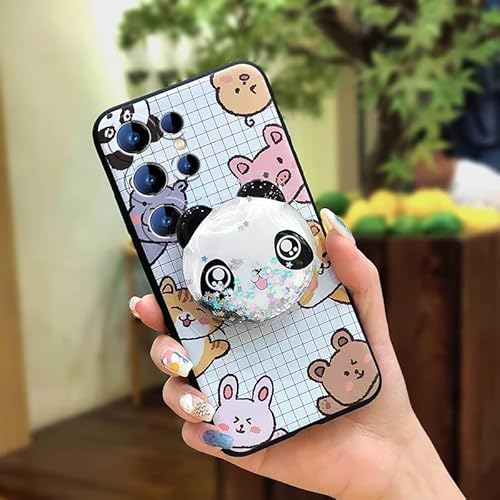 Phone Case Compatible with Oukitel C2 2025, Phone Lens Protection Design Dirt-resistant Rotatable stand Simplicity Glitter Soft 