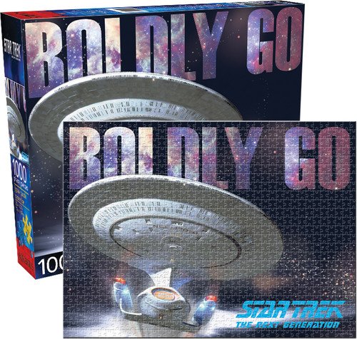 Preisvergleich Produktbild Aquarius Boldly Go Star Trek Next Generation Spielset Puzzle, 1000 Einzelteile