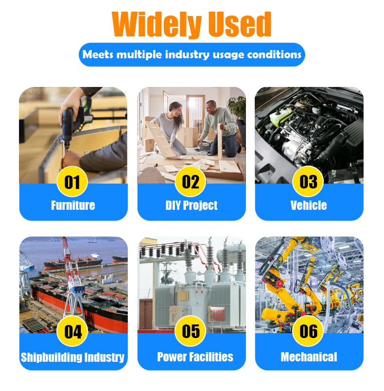 Miniatura 7 de Tornillos de cabeza plana M4-0.028 x 0.787 in, tornillo de cabeza plana M4x20mm, pernos avellanados de acero inoxidable, tornillo de rosca completa,